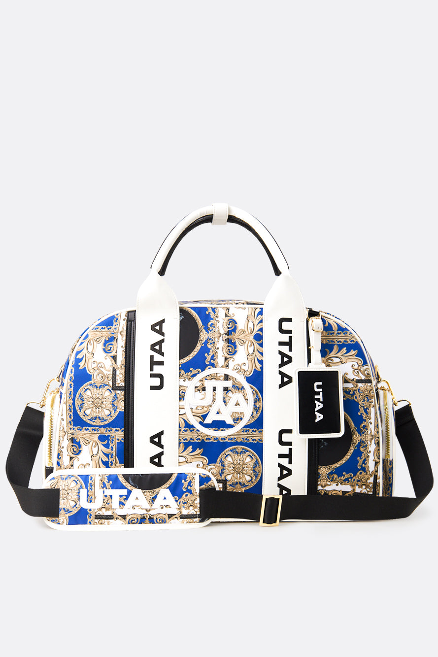 UTAA カラーシーズンバロックボストンバッグ ブルー : Women's