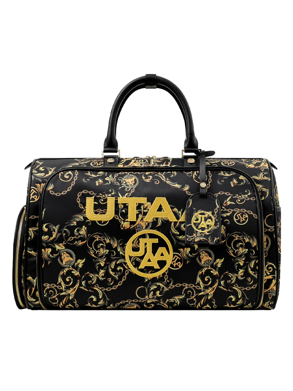 パンサーチェーンゴールデンバロックボストンバッグ