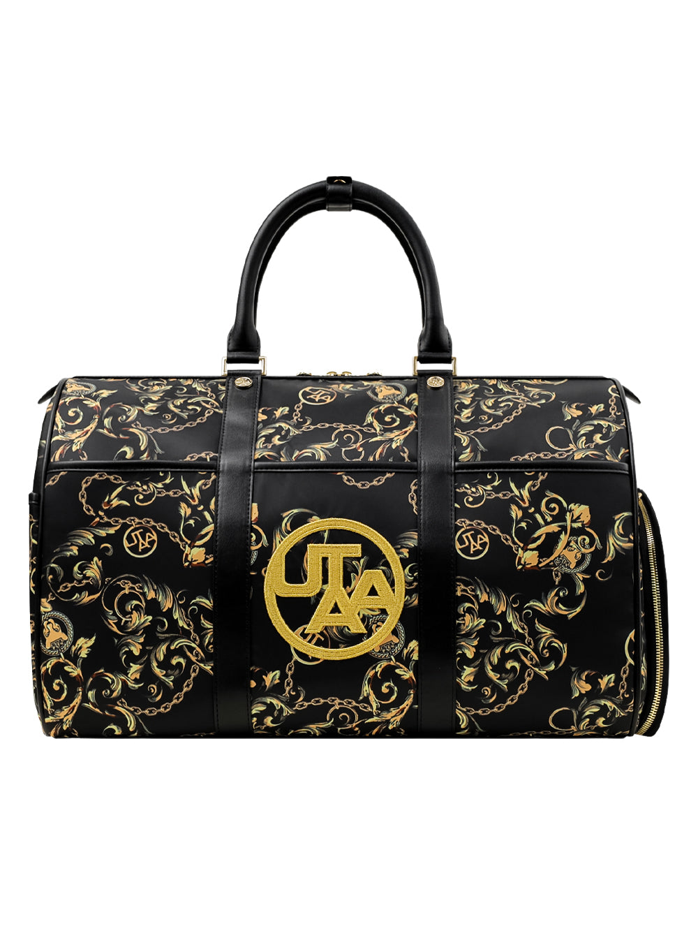 パンサーチェーンゴールデンバロックボストンバッグ