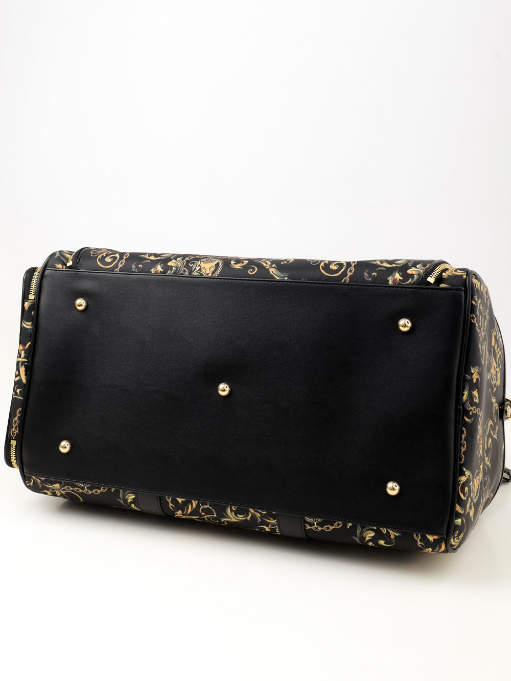 パンサーチェーンゴールデンバロックボストンバッグ