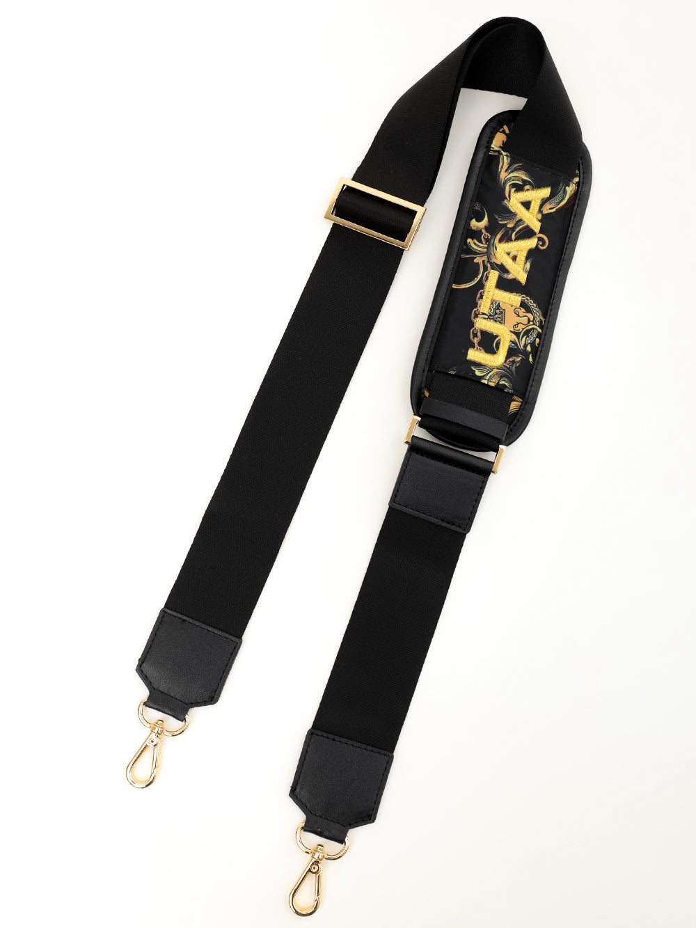 パンサーチェーンゴールデンバロックボストンバッグ