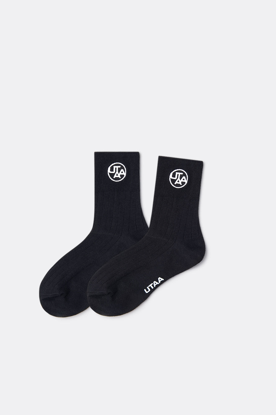 UTAA チャンプシンボルベーシックソックス ブラック