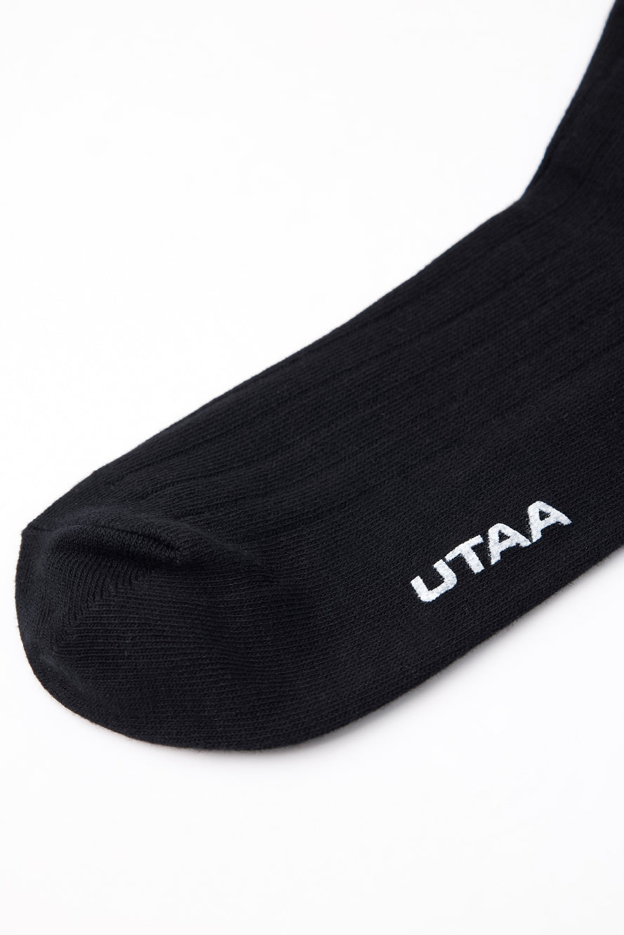 UTAA チャンプシンボルベーシックソックス ブラック
