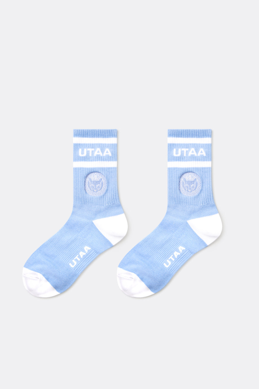 UTAA リングパンサーラインカラーソックス スカイブルー