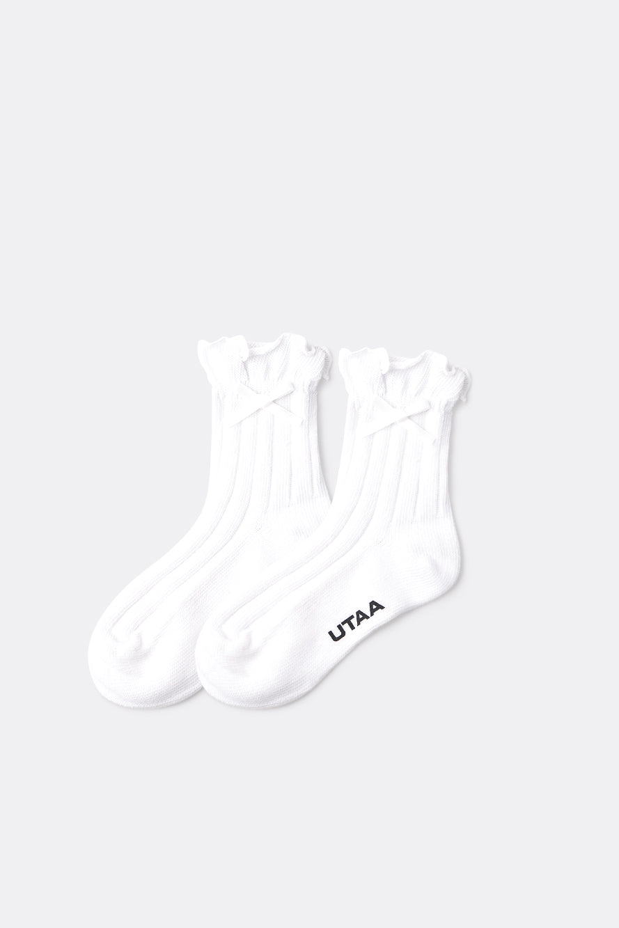 UTAA フリルソックス ホワイト