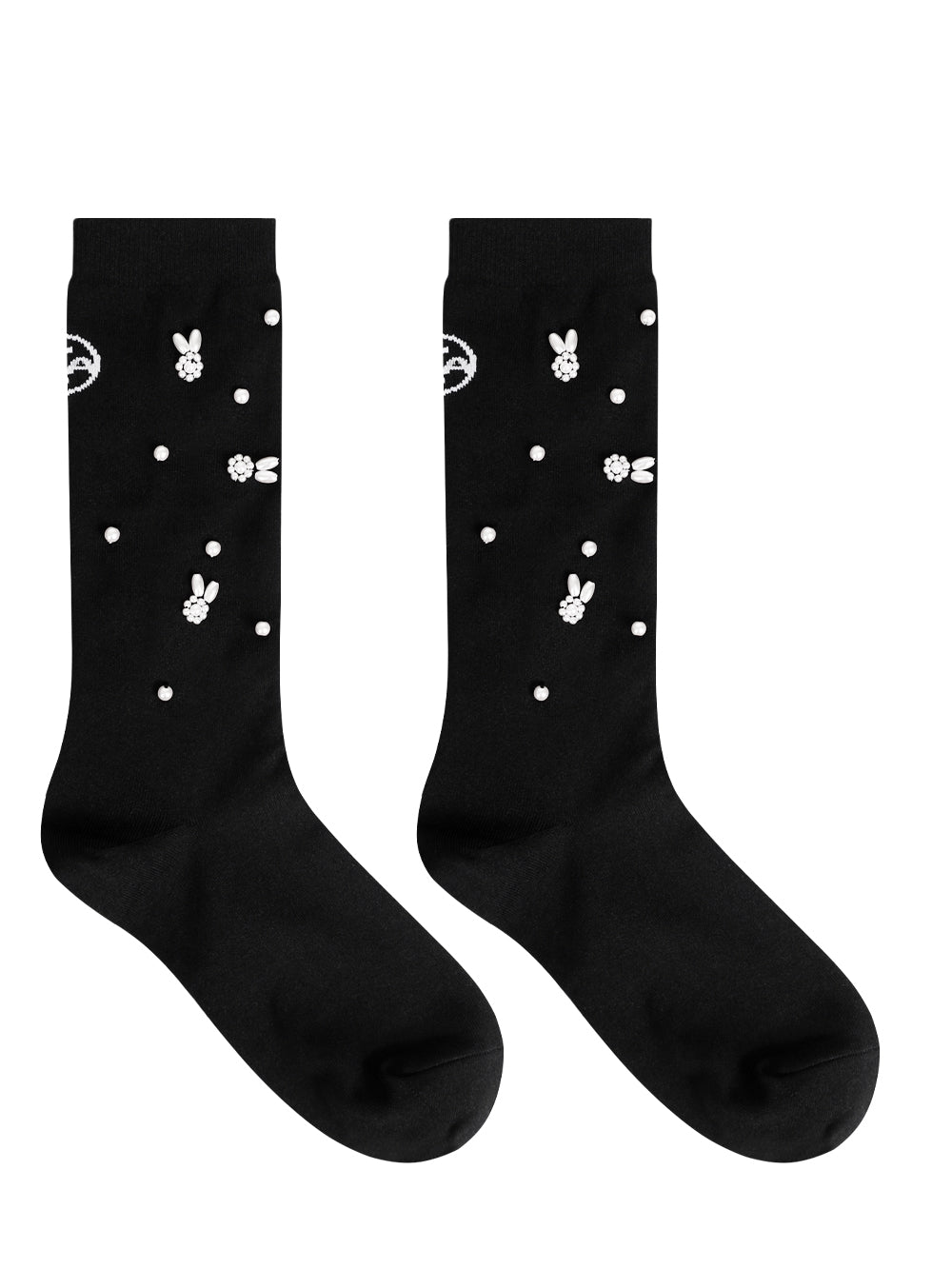 UTAA RabbitパールGlintソックス ブラック : Women's