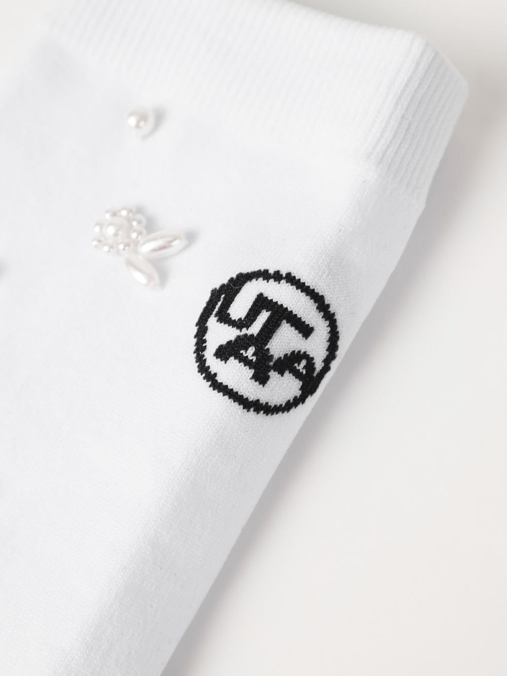 UTAA RabbitパールGlintKneeソックス ホワイト : Women's