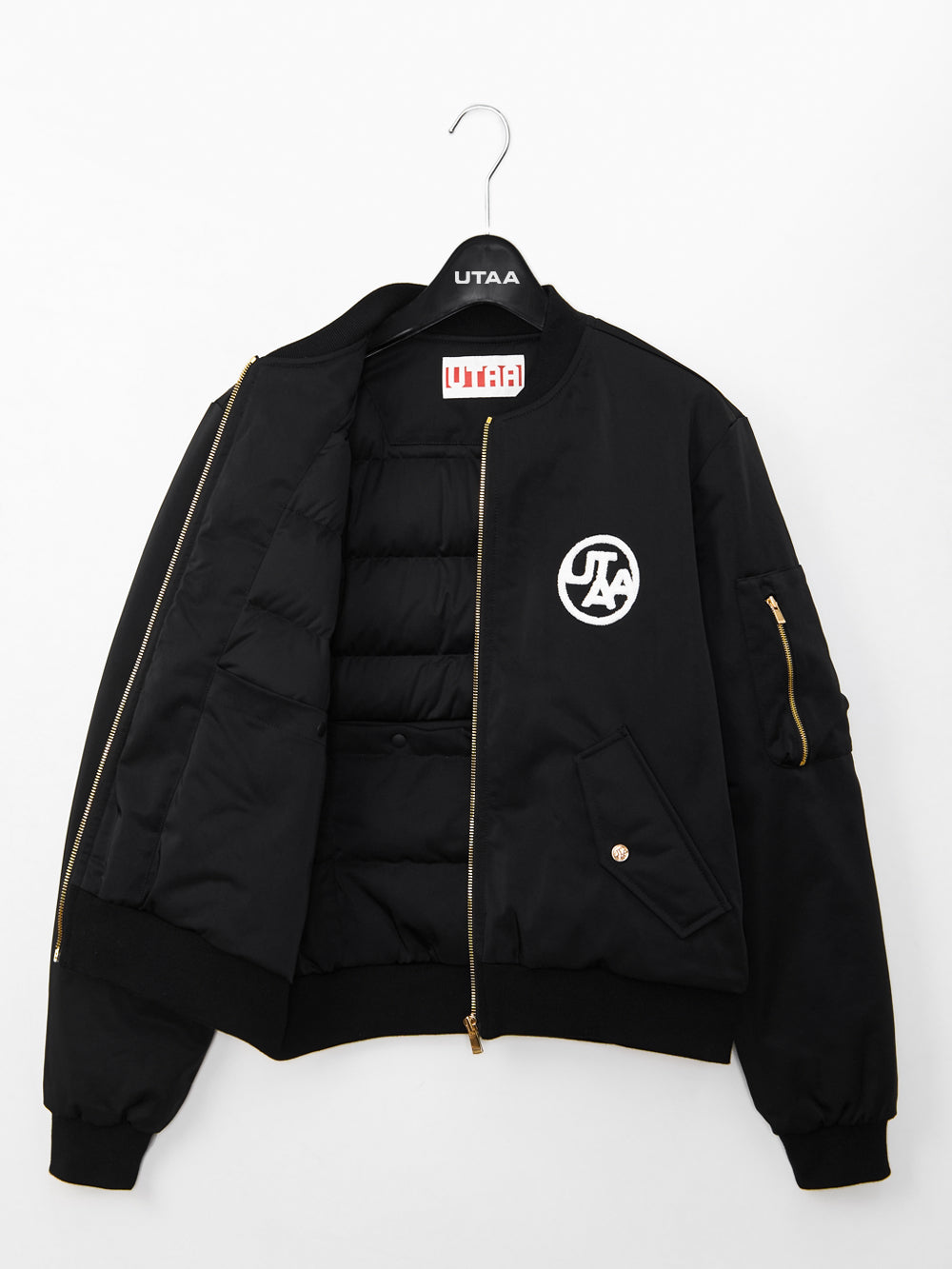 エアリー シンボル ギルト アウトポケット ダウン ジャンパー