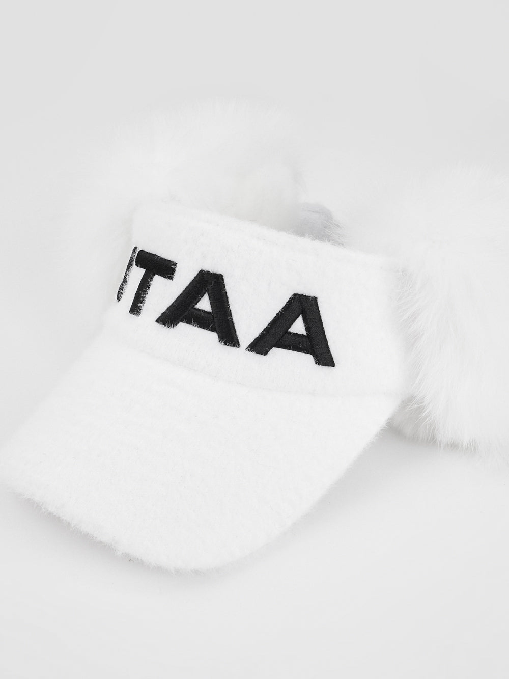 UTAA モノロゴFoxファーバイザー ホワイト : Women's