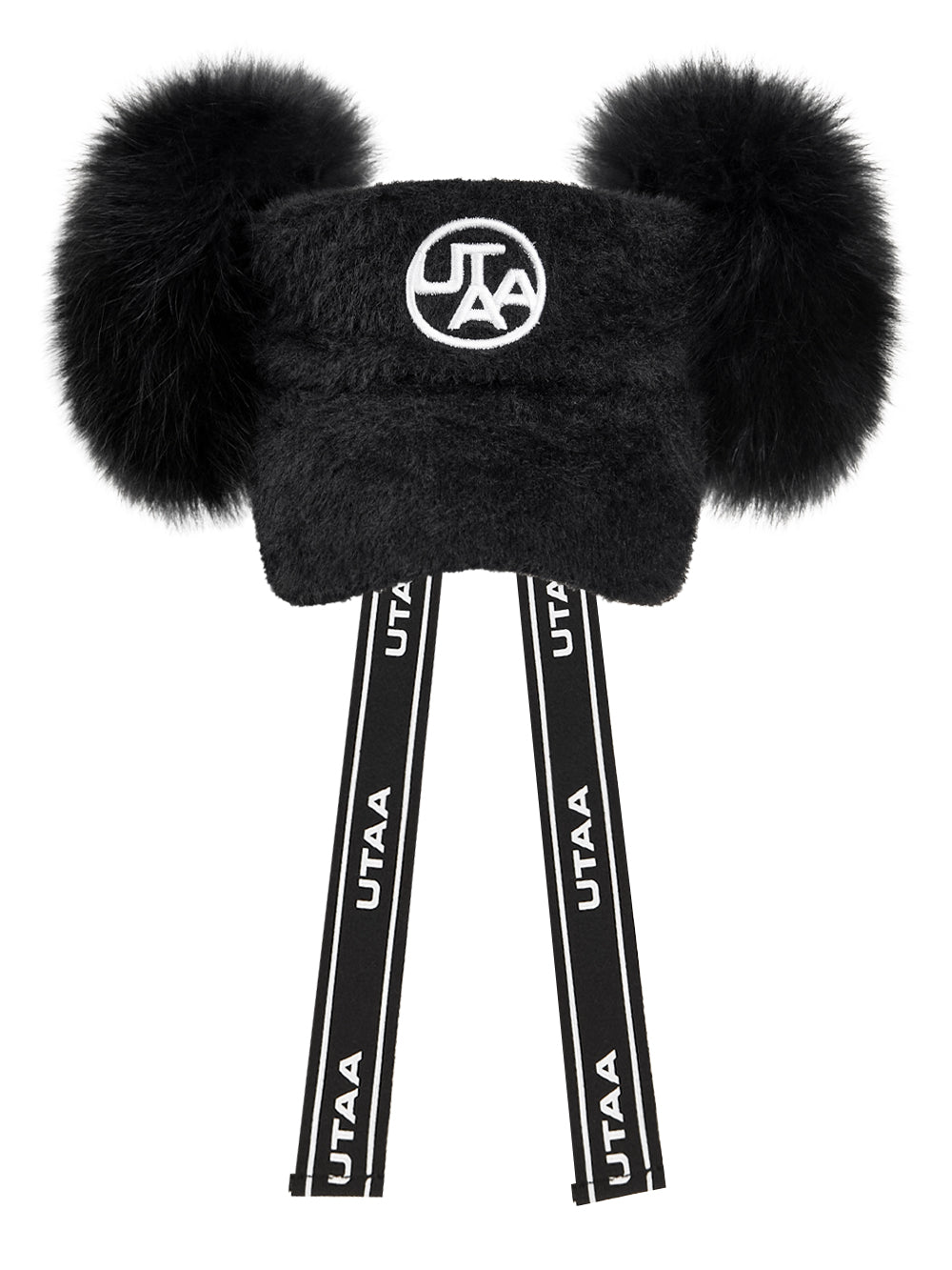 エンブレムフォックスファーリボンバイザー