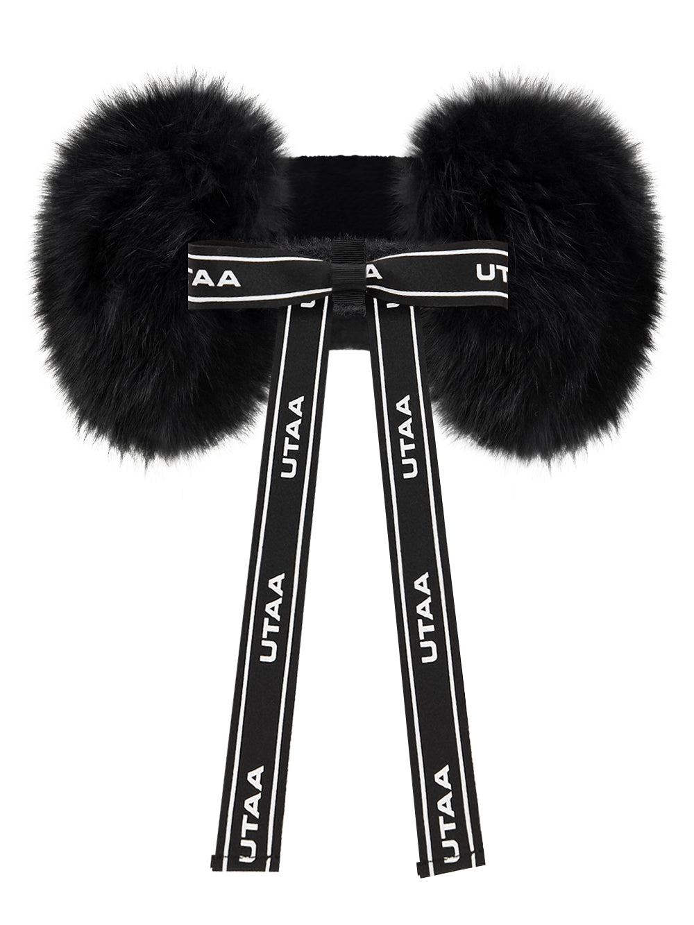 エンブレムフォックスファーリボンバイザー