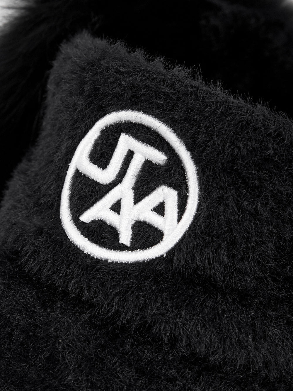 エンブレムフォックスファーリボンバイザー