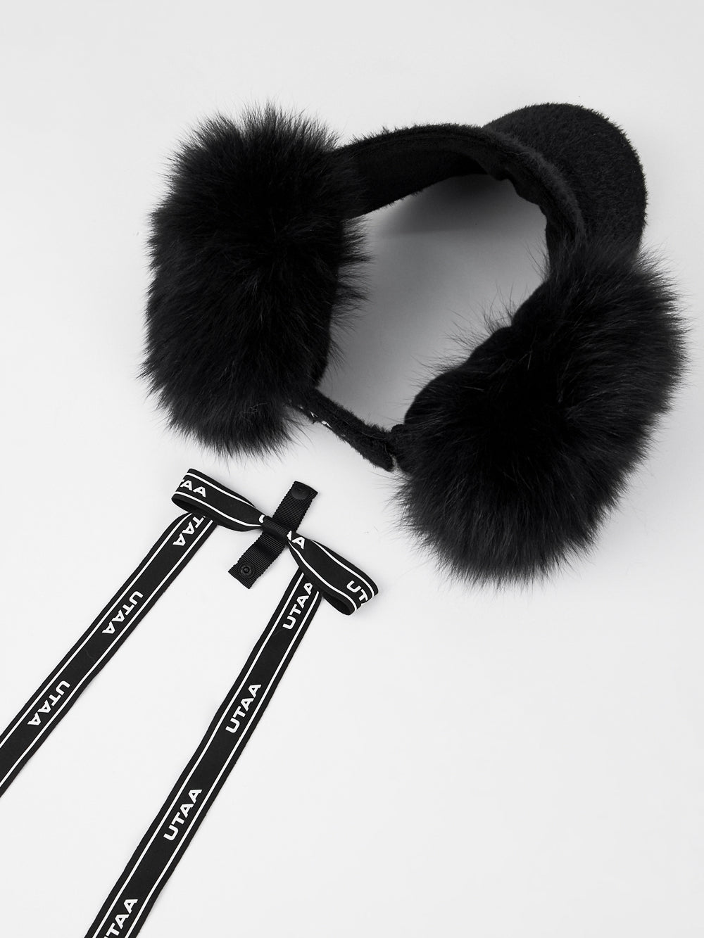 エンブレムフォックスファーリボンバイザー