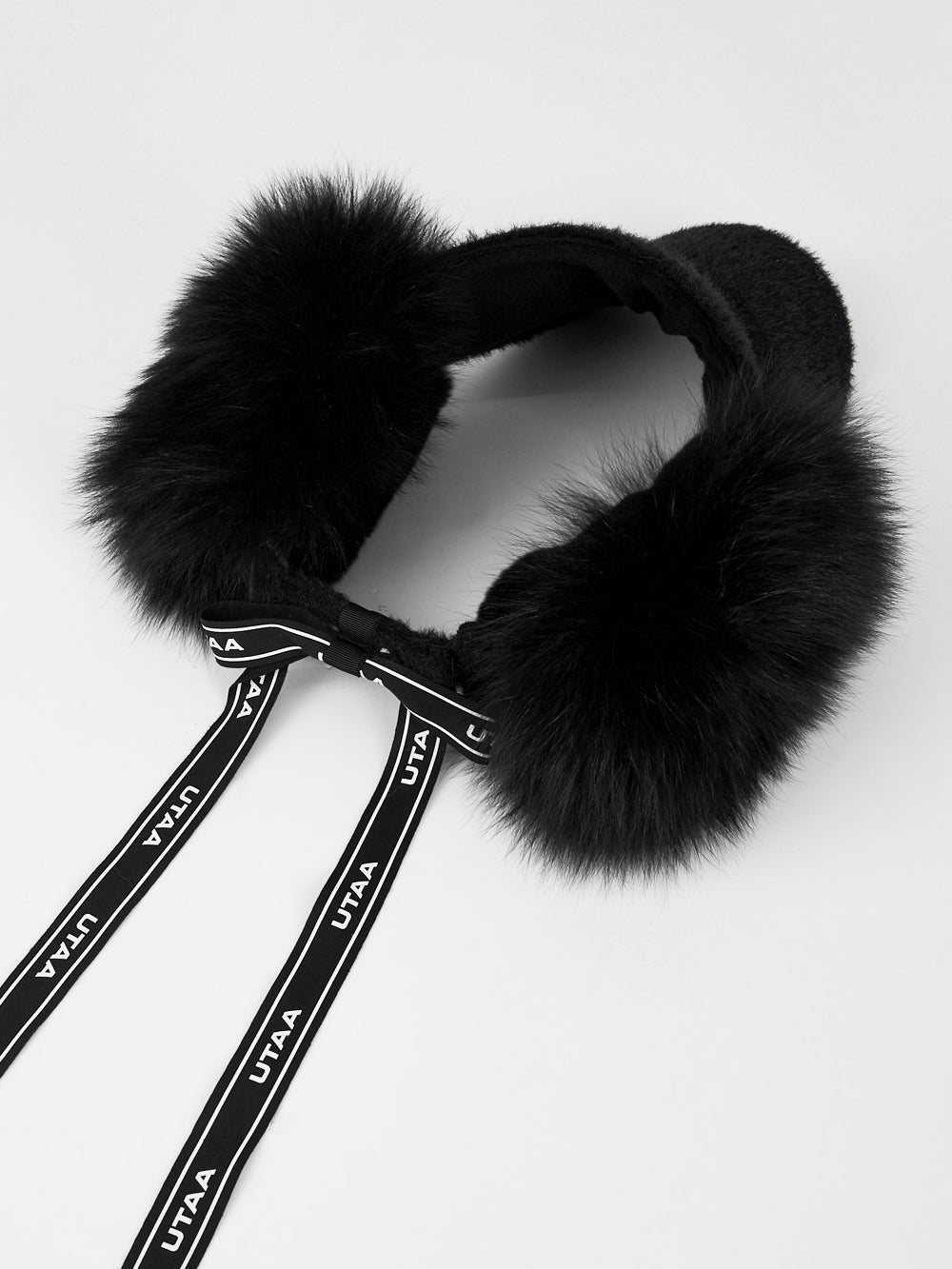 エンブレムフォックスファーリボンバイザー