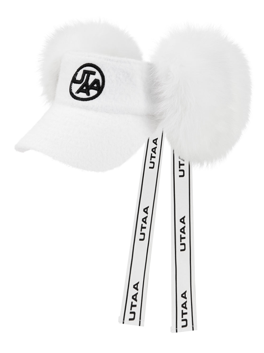 エンブレムフォックスファーリボンバイザー