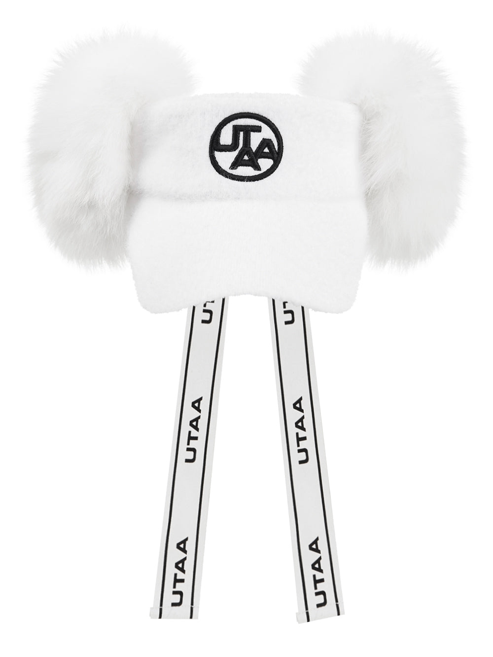 エンブレムフォックスファーリボンバイザー