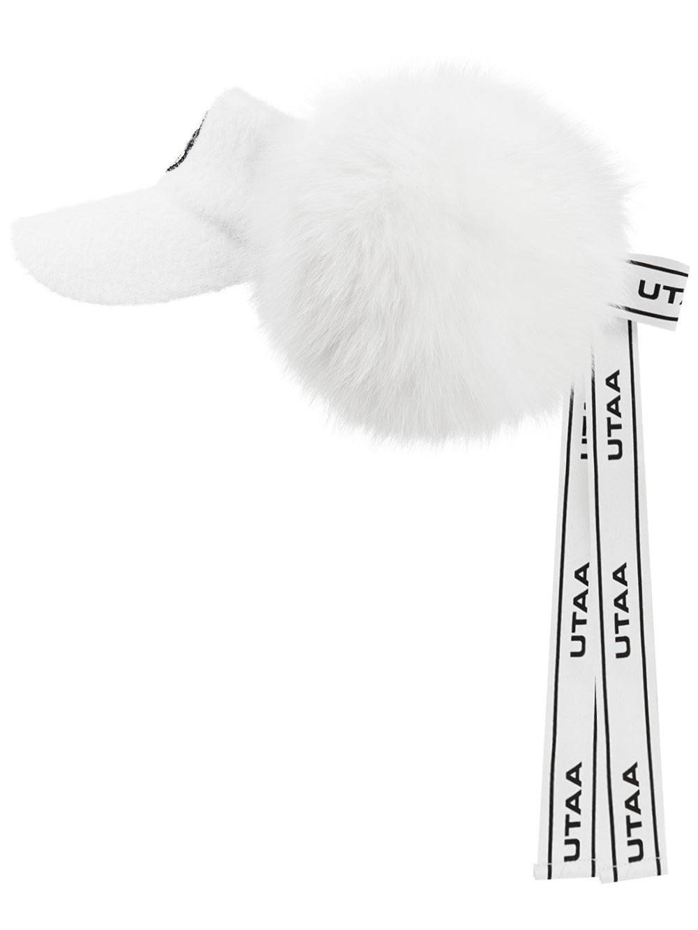 エンブレムフォックスファーリボンバイザー