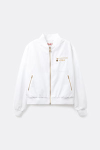UTAA クレストゴールデンエンブレムウィンドブレーカージャンパー ホワイト : Women's