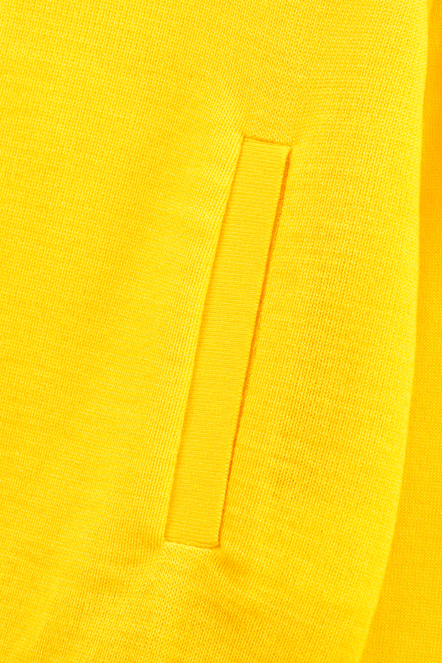 UTAA セーラーCollarWoolニットZip-upジャンパー イエロー : Women's