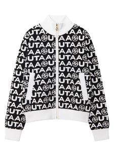 UTAA TypoブロックニットZip-upジャンパー ブラック : Women's