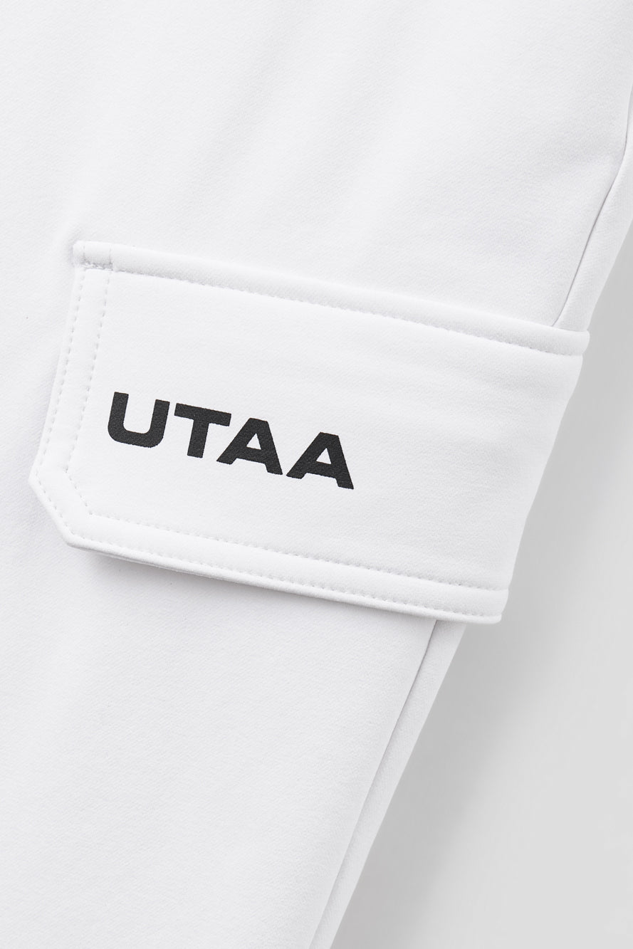 UTAA マリンロゴポケットパンツ ホワイト：レディース