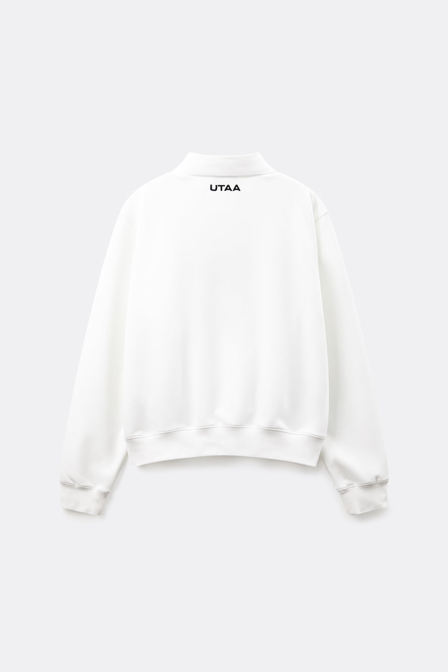 UTAA LaurelシンボルエンブレムPKスリーブ ホワイト : Women's