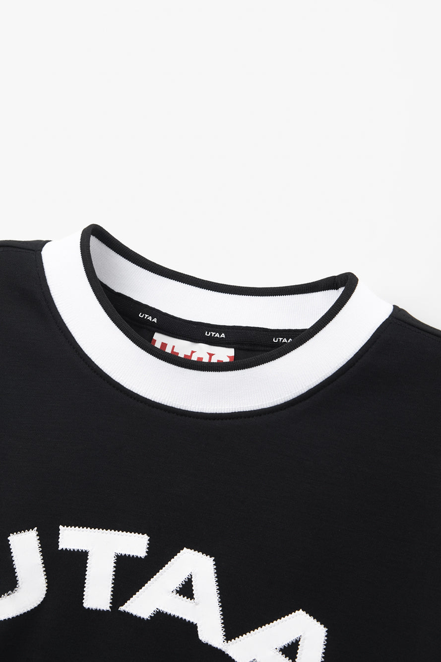 UTAA StitchロゴソリッドMTM ブラック : Women's
