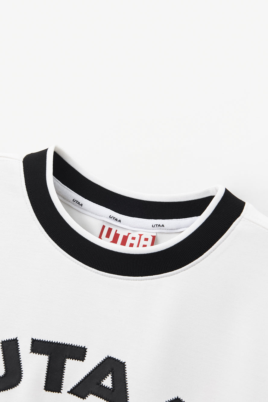 UTAA StitchロゴソリッドMTM ホワイト : Women's