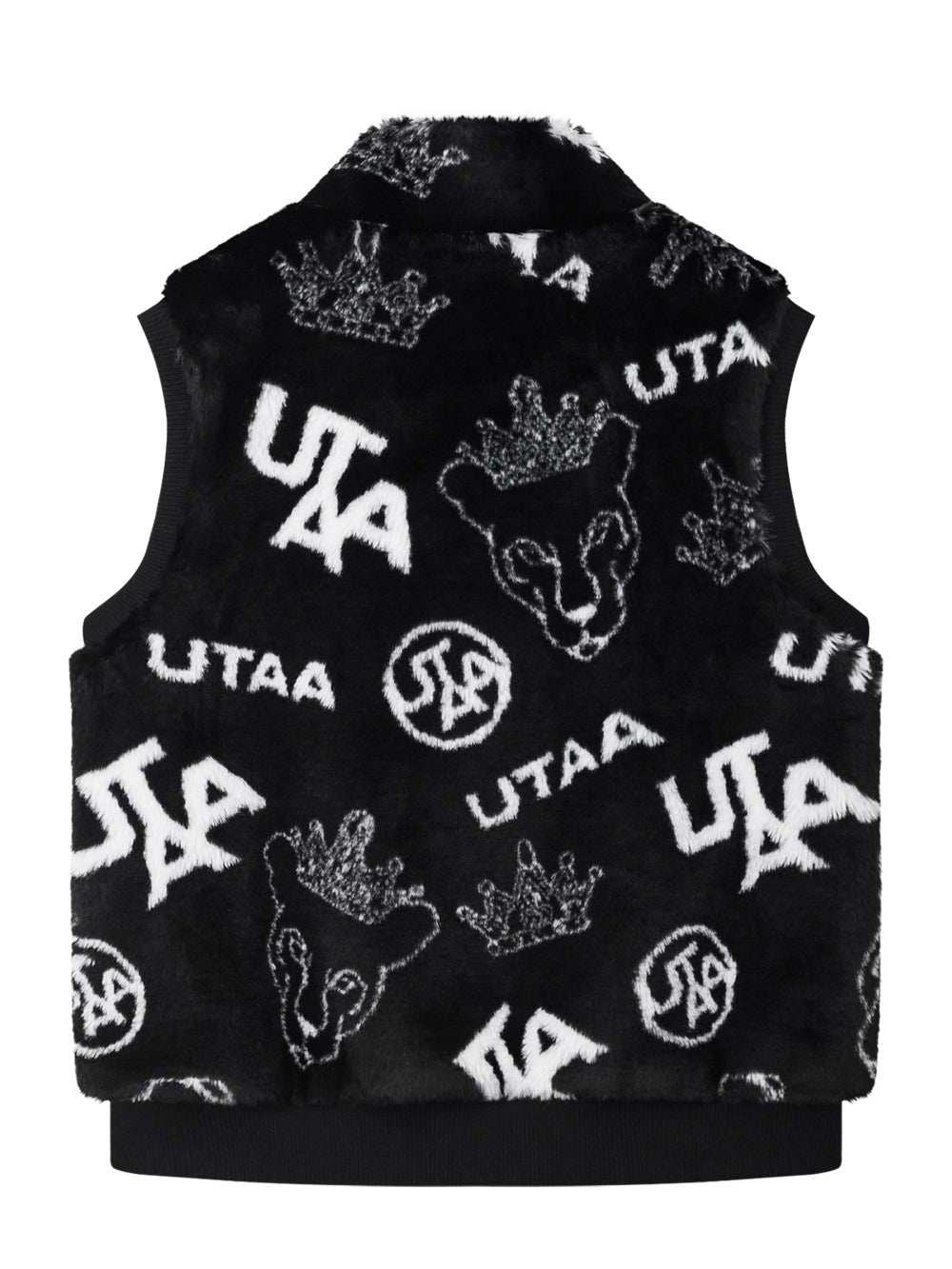 クラウンパンサーミックスドロップファーベスト