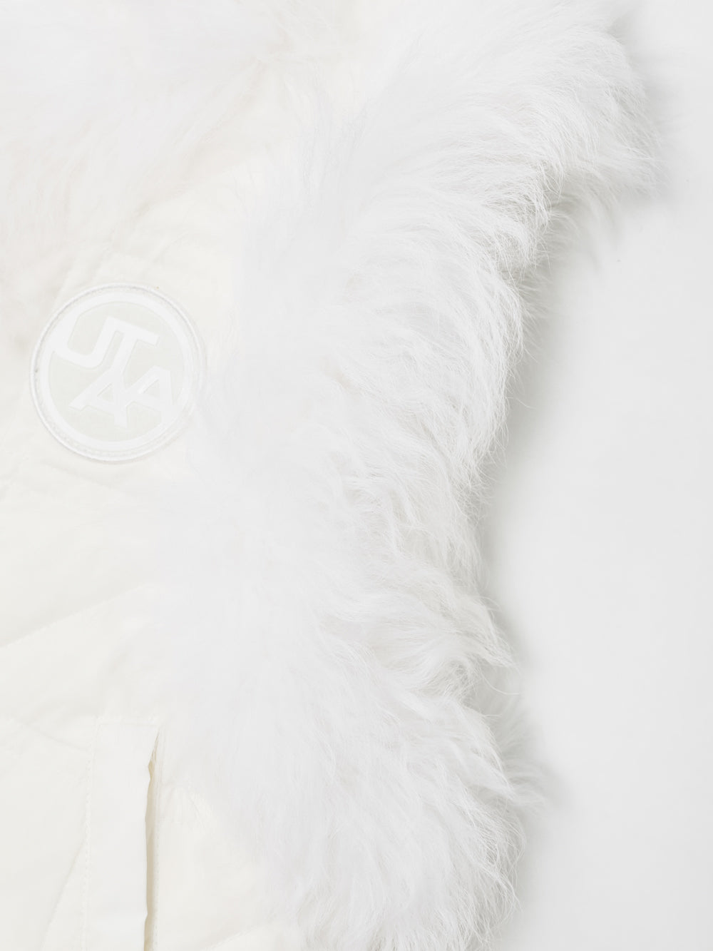 アングル キルト リバーシブル ファー ベスト