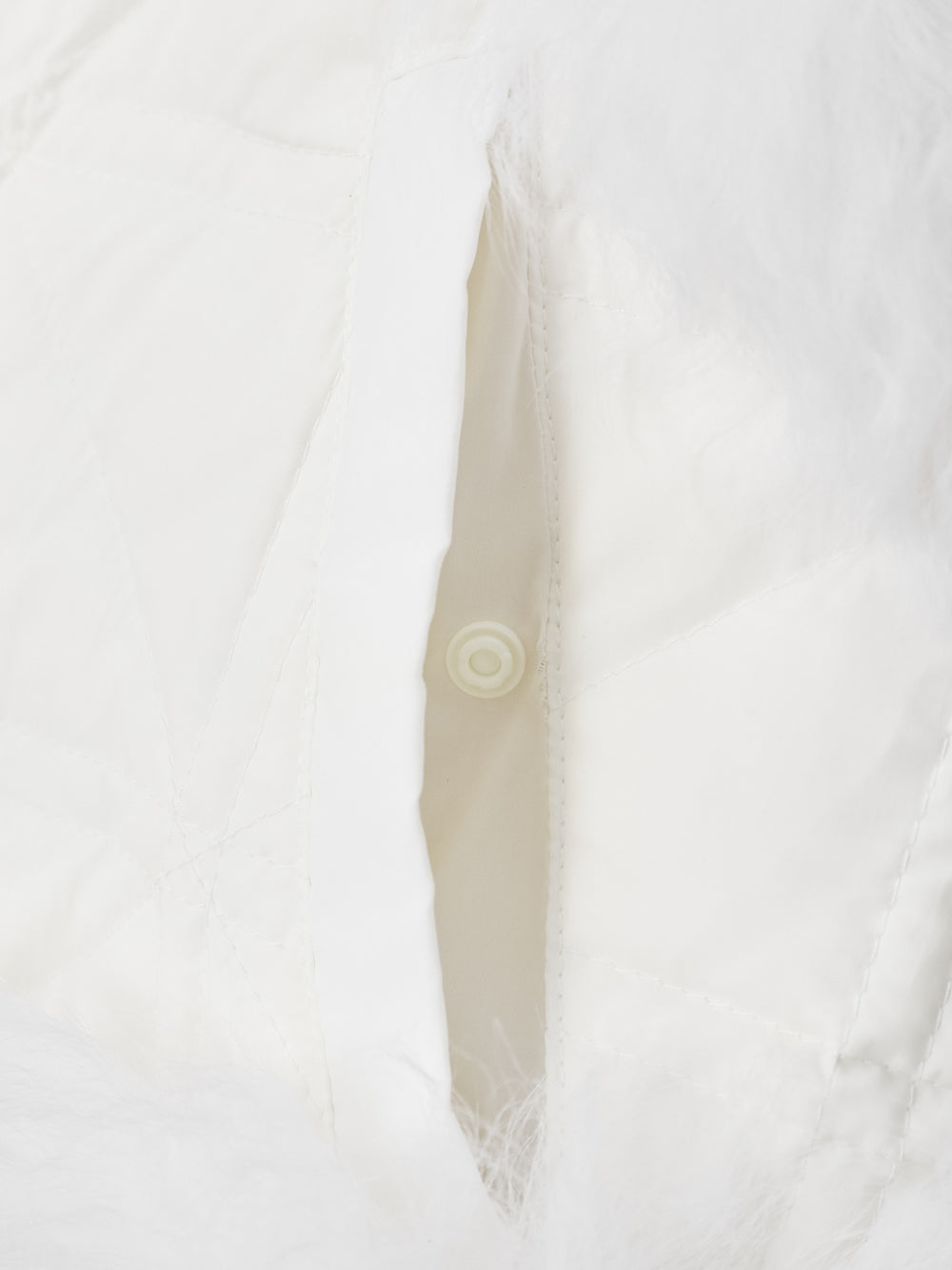 アングル キルト リバーシブル ファー ベスト