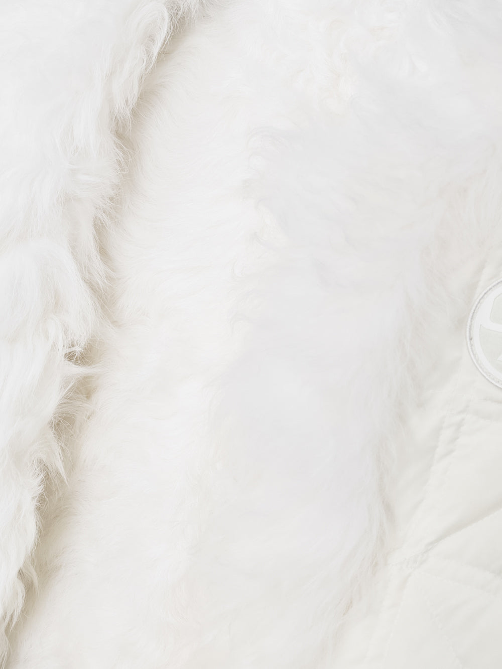 アングル キルト リバーシブル ファー ベスト