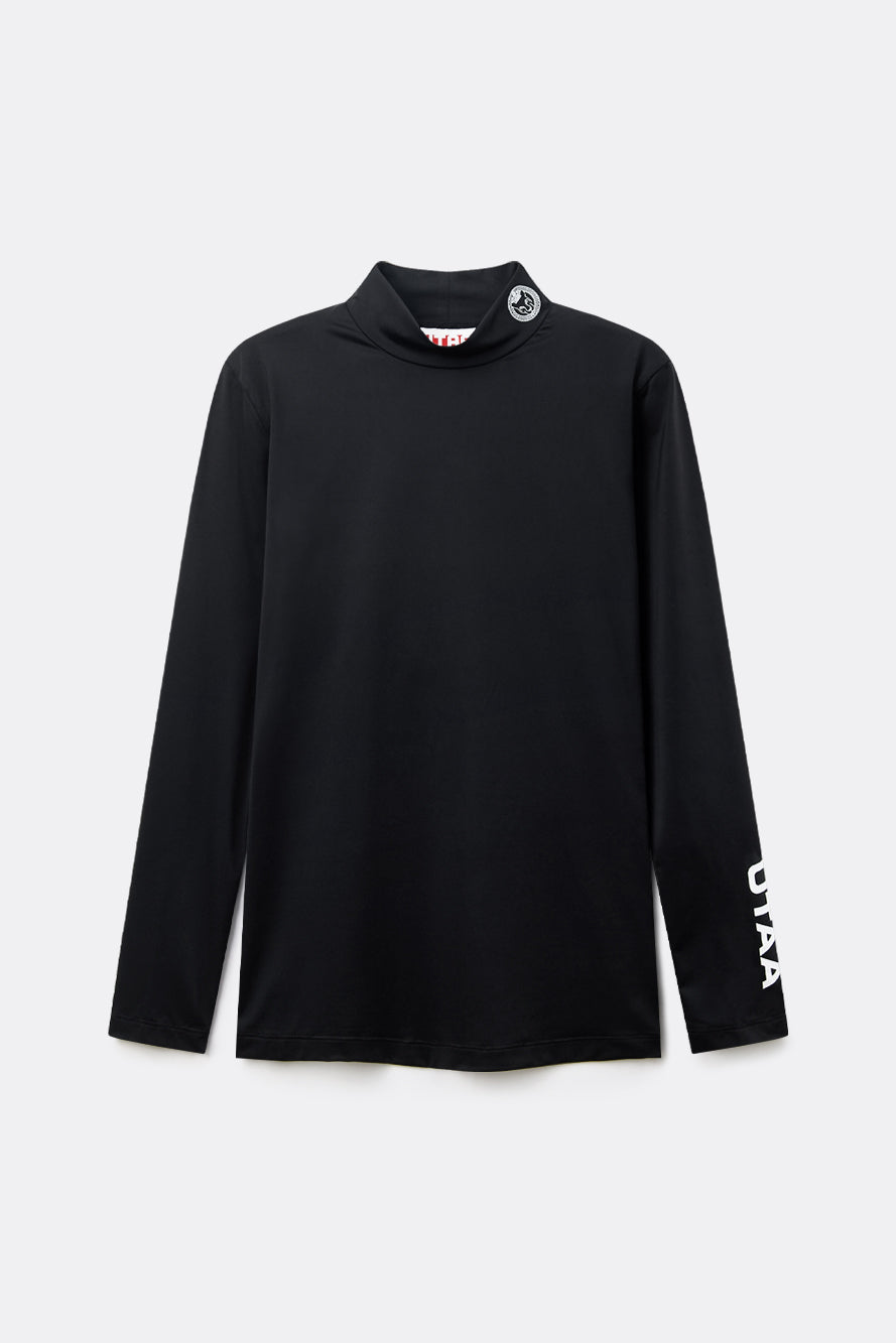 UTAA パンサーアイシータートルネックインナースリーブ ブラック : Men's