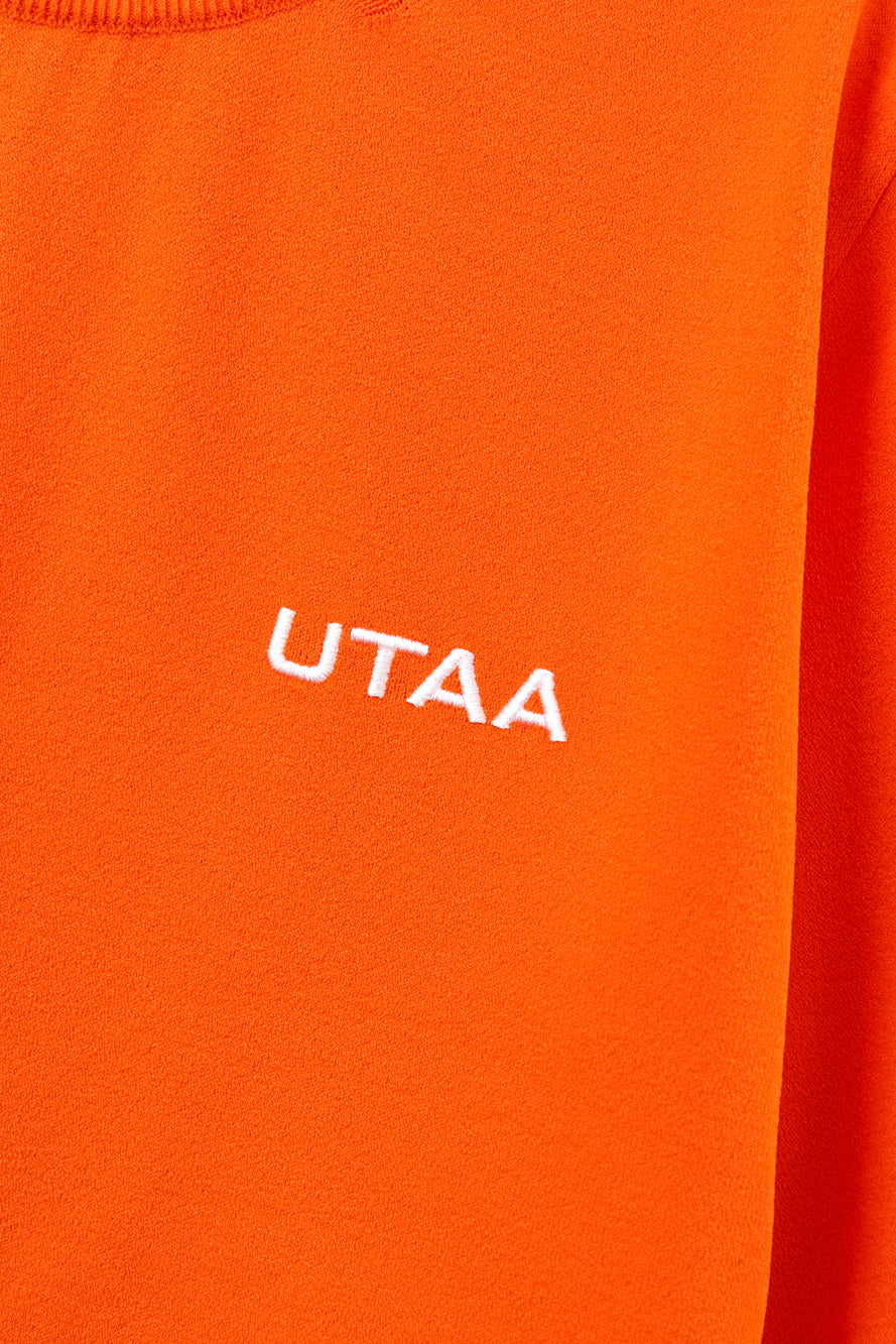 UTAA EssentiallayeredCrewneckニット オレンジ : Women's