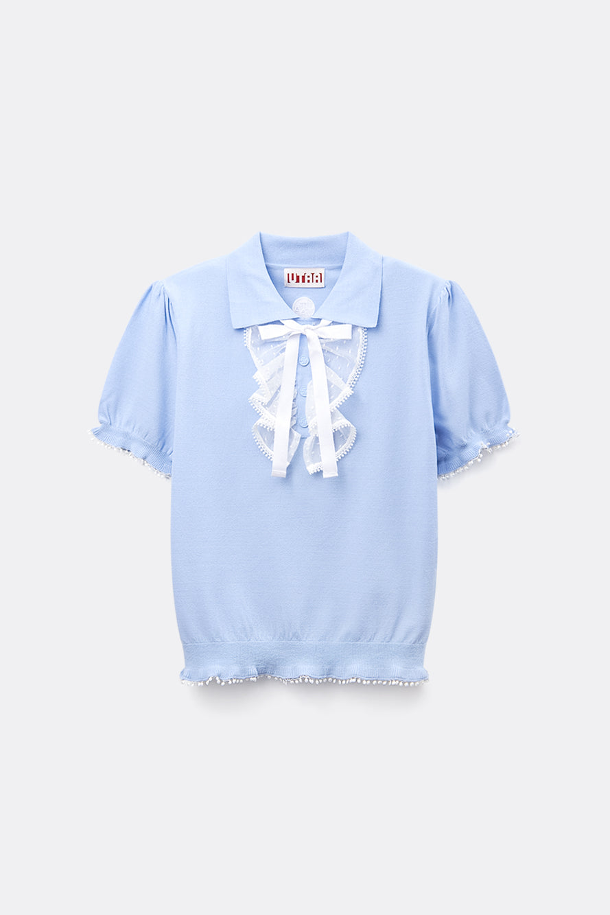 UTAA レインフォールドロップレースPKニット : Women's