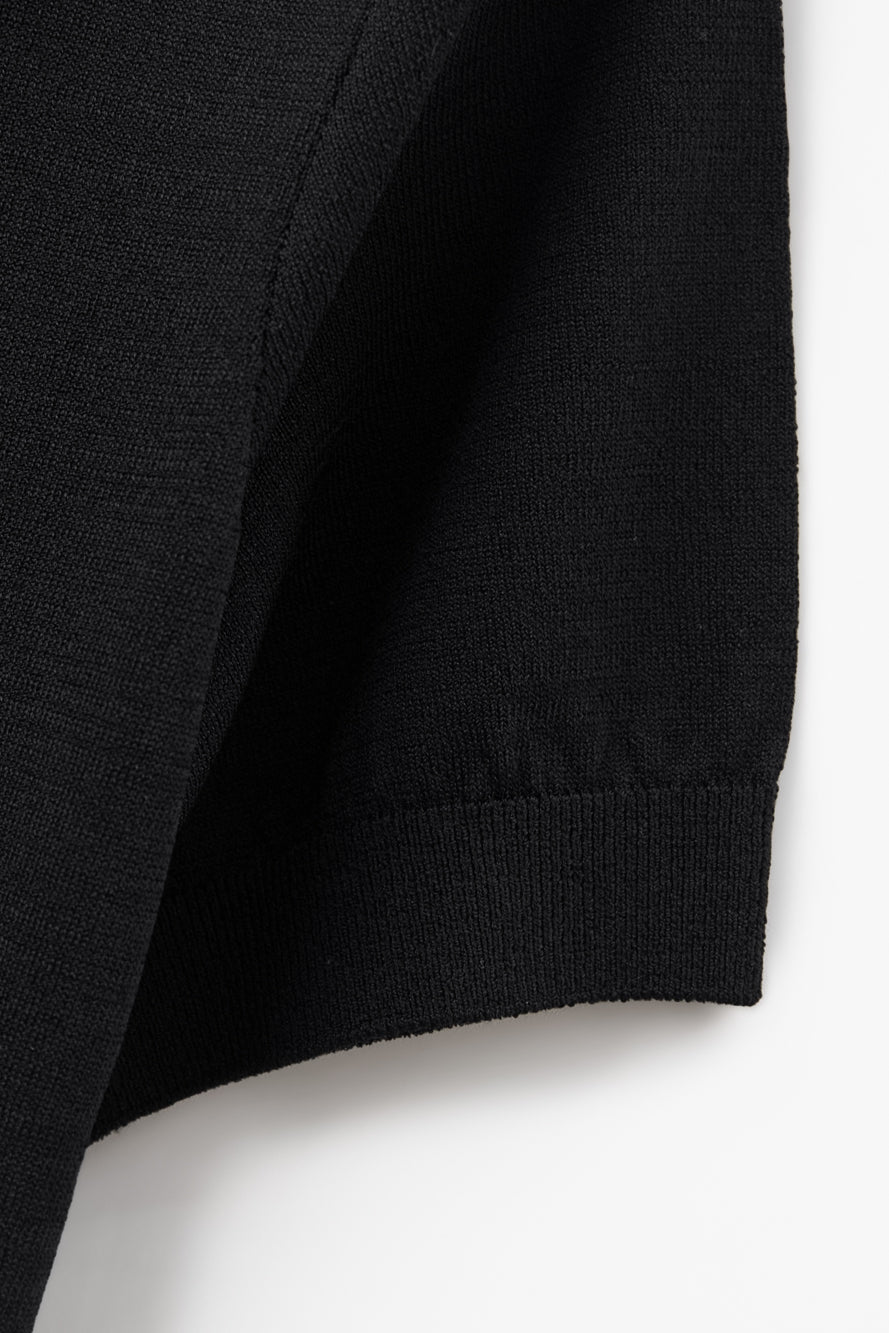 UTAA アズールカラーバックオープンワークPKニット : Women's