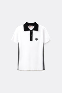 UTAA LaneストライプニットPKシャツ : Women's