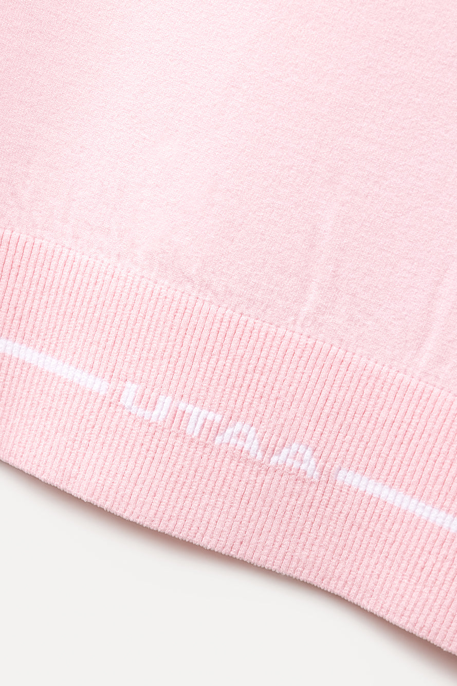 UTAA カラーブロックボタンPKニット : Women's