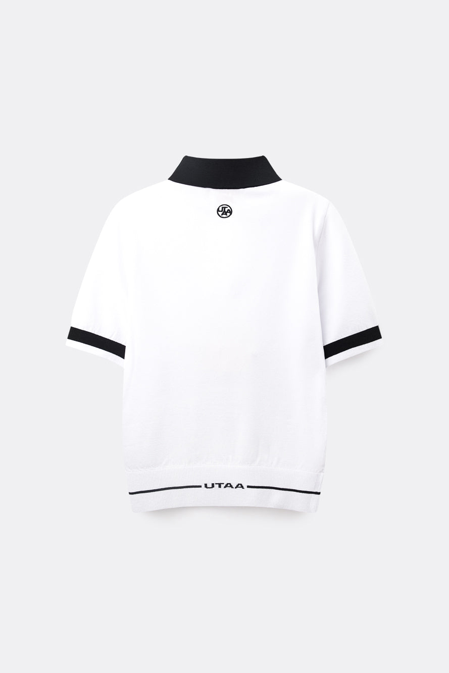 UTAA カラーブロックボタンPKニット : Women's