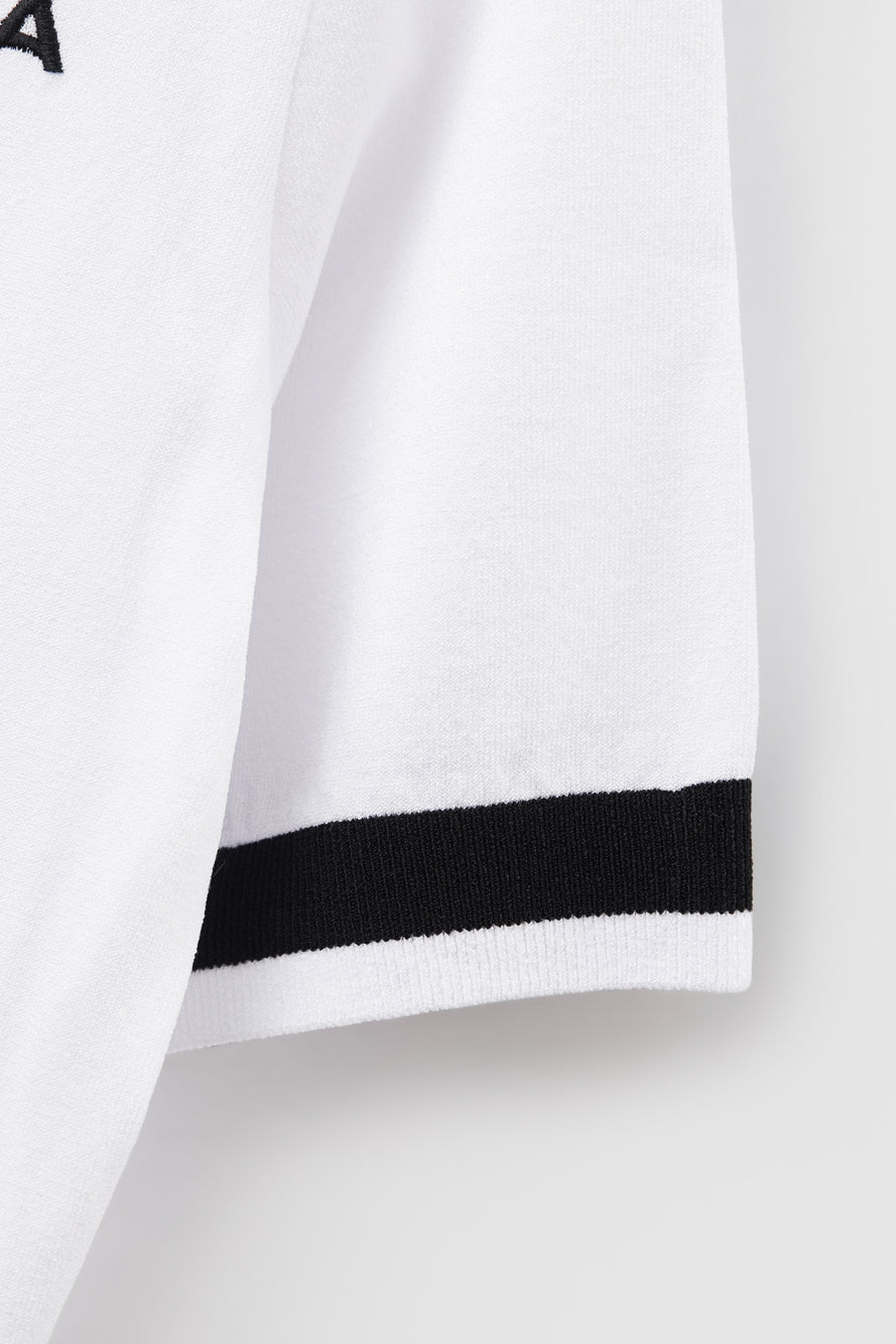 UTAA カラーブロックボタンPKニット : Women's