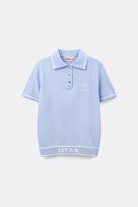UTAA AquorカラーラインPKニット スカイブルー : Women's