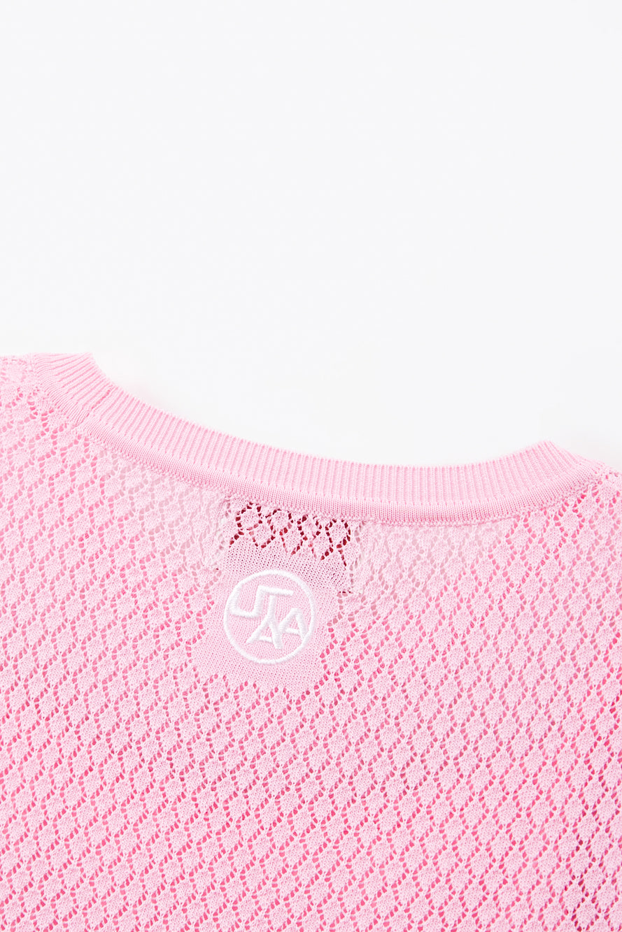 UTAA Paletteクロシェパンチングニット : Women's