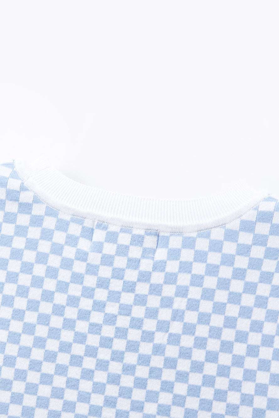 UTAA シンボルCheckeredカラーニット : Women's