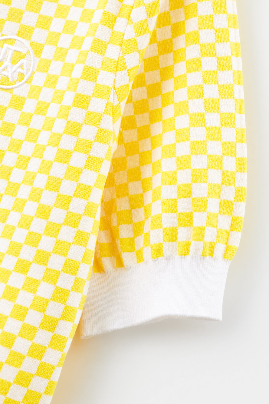 UTAA シンボルCheckeredカラーニット : Women's
