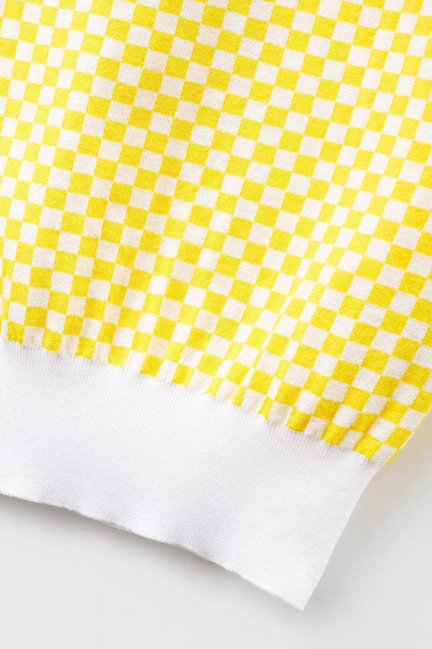 UTAA シンボルCheckeredカラーニット : Women's