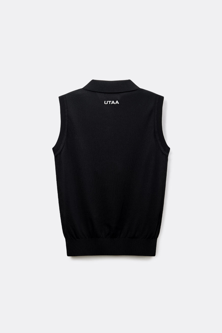 UTAA LaurelシンボルエンブレムPKスリーブレスニット : Women's