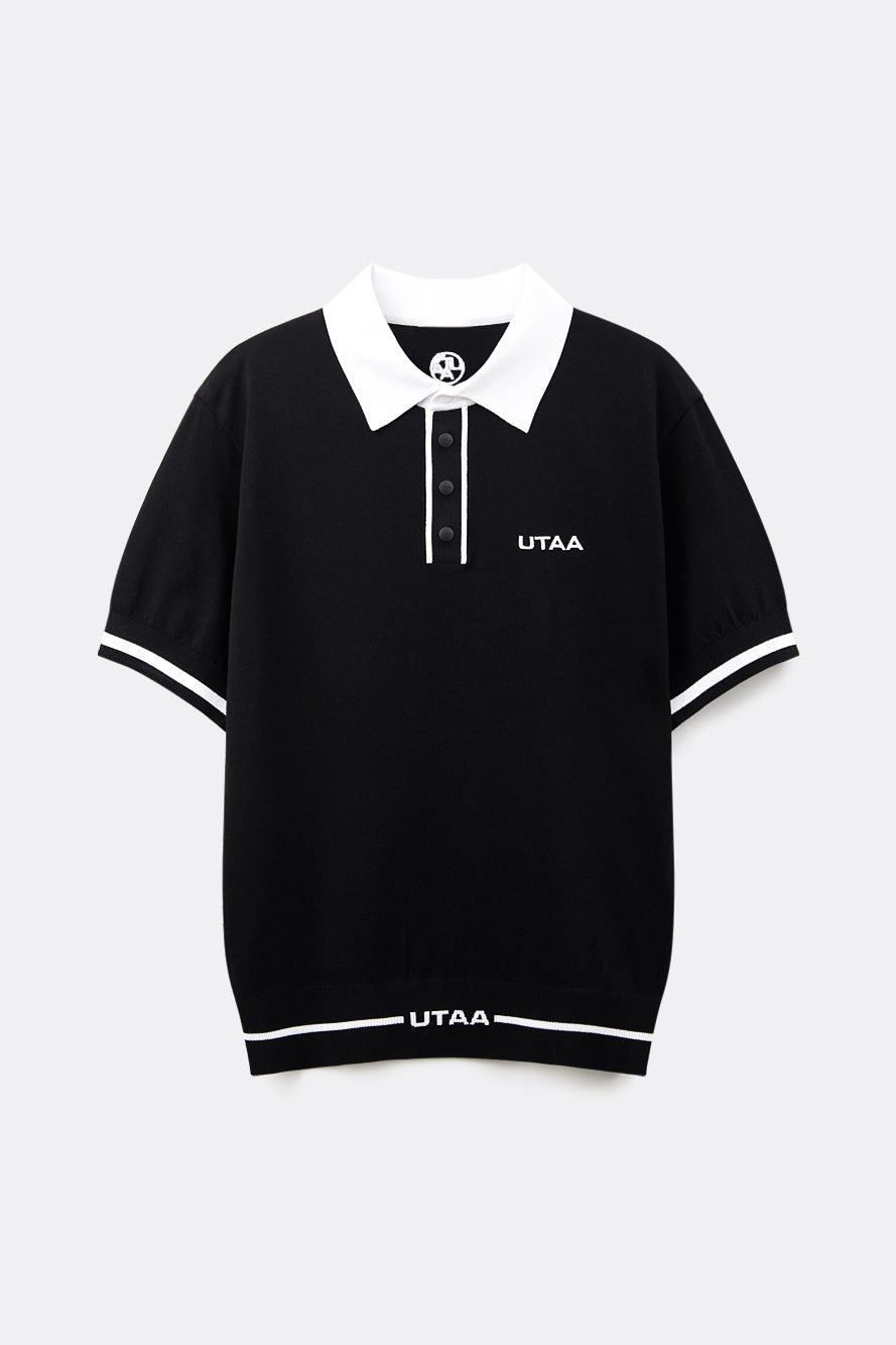 UTAA モノブロックボタンPKニット : men's
