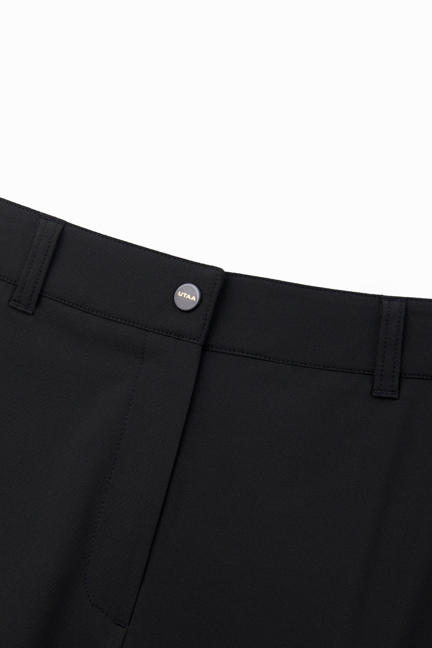 UTAA クレストゴールデンエンブレムポケットパンツ ブラック : Women's