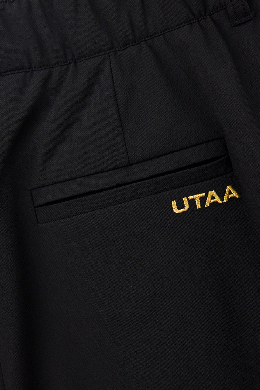 UTAA クレストゴールデンエンブレムポケットパンツ ブラック : Women's