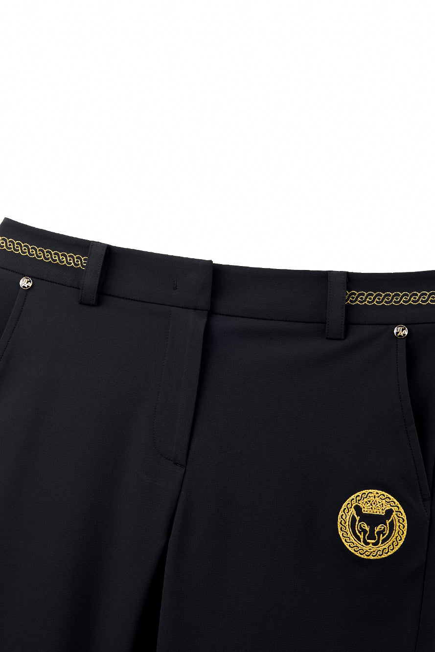 UTAA クレストゴールデンパンサーScudoラインパンツ ブラック : Women's
